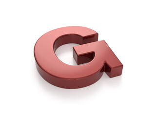 Car paint letter G