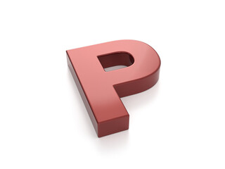Car paint letter P