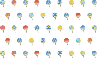 うちわイラスト