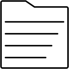 Sidebar Menu Icon, Navigation Hamburger Interface Symbol Vector Stock Illustration, Line Icon Style Design.