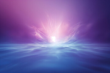 Fototapeta premium sun rising over the sea