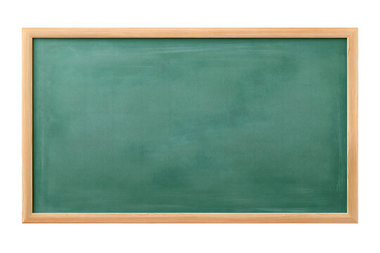 Two Empty Green Chalkboards 
