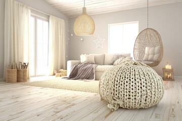 Cozy, light-filled living room