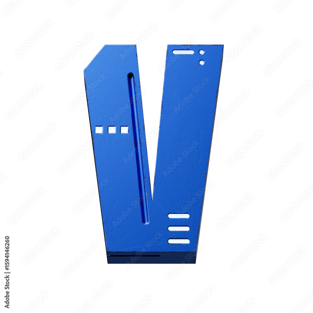 Poster futuristic style font concept. numbers and letters. 3d rendering isolated on black background