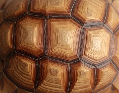 Close-Up of Tortoise Shell Texture