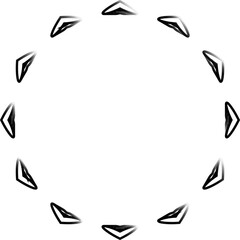 Fototapeta premium frame with arrows
