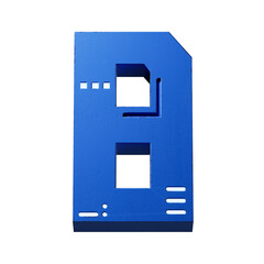 futuristic style font concept. Numbers And Letters. 3d rendering isolated on black background