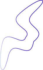 Electric Line Icons – Curved Purple Outlines for Futuristic UI Design