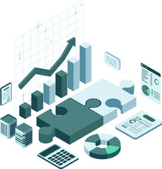 Isometric Mergers and Acquisitions with Connected Jigsaw