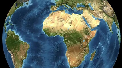 Exploring the Topography of Africa and Surrounding Regions - Powered by Adobe