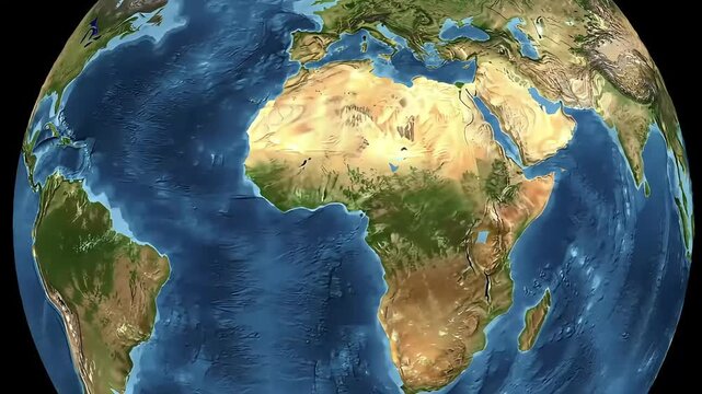 Exploring the Topography of Africa and Surrounding Regions