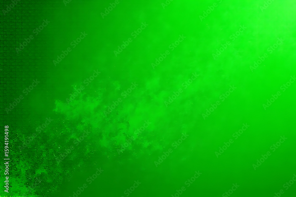 Aufkleber bright green background with subtle texture and cloud-like formations creating a vibrant and dynamic