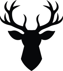 Deer Head Silhouette