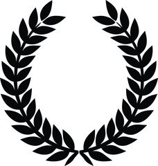 Laurel Wreath Silhouette