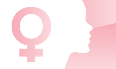 Women's Equality Day in United States. Female holiday, celebrated annually in August 26. Women right history month. Feminism concept. Poster, greeting card, banner and background. Vector illustration