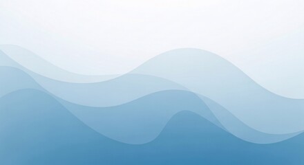 Fototapeta premium Abstract Blue Wave Background.
