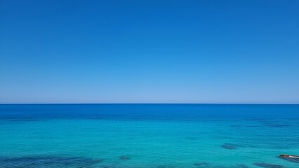 sea sky tree blue for background in lefkada island greece