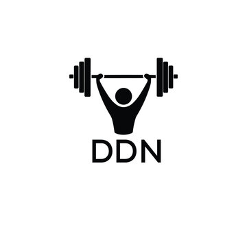 Classic Shield Logo with Stars and DDN Letters &ndash; Premium Badge or Security Brand Identity. DDN Letter Logo.
