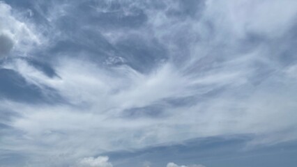 blue sky with clouds