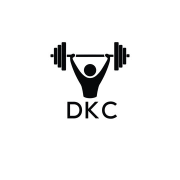 Classic Shield Logo with Stars and DKC Letters &ndash; Premium Badge or Security Brand Identity. DKC Letter Logo.
