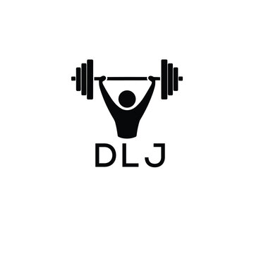 Classic Shield Logo with Stars and DLJ Letters &ndash; Premium Badge or Security Brand Identity. DLJ Letter Logo.
