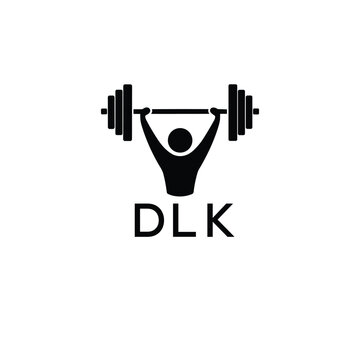 Classic Shield Logo with Stars and DLK Letters &ndash; Premium Badge or Security Brand Identity. DLK Letter Logo.
