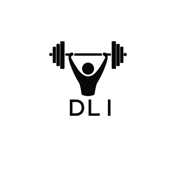 Classic Shield Logo with Stars and DLI Letters &ndash; Premium Badge or Security Brand Identity. DLI Letter Logo.
