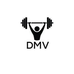 Classic Shield Logo with Stars and DMV Letters – Premium Badge or Security Brand Identity. DMV Letter Logo.
