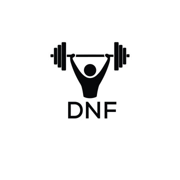 Classic Shield Logo with Stars and DNF Letters &ndash; Premium Badge or Security Brand Identity. DNF Letter Logo.
