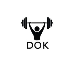 Classic Shield Logo with Stars and DOK Letters – Premium Badge or Security Brand Identity. DOK Letter Logo.
