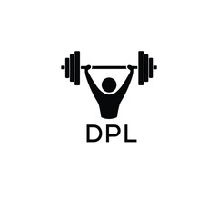 Classic Shield Logo with Stars and DPL Letters – Premium Badge or Security Brand Identity. DPL Letter Logo.
