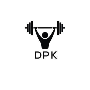 Classic Shield Logo with Stars and DPK Letters &ndash; Premium Badge or Security Brand Identity. DPK Letter Logo.
