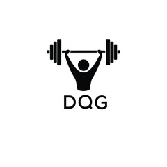 Classic Shield Logo with Stars and DQG Letters – Premium Badge or Security Brand Identity. DQG Letter Logo.
