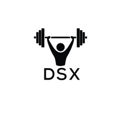 Classic Shield Logo with Stars and DSX Letters – Premium Badge or Security Brand Identity. DSX Letter Logo.
