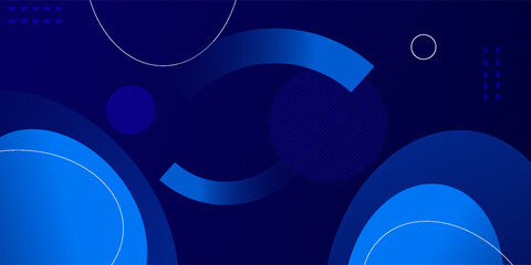 Abstract blue geometric background. Dynamic shapes composition. vector illustration. eps 10. blue background