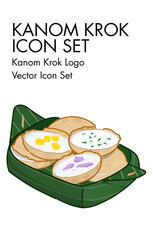 Kanan krok logo vector Icon set 