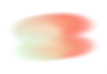 Abstract color spots grainy gradient shape cutout on transparent background, neon glowing color spots noisy grunge texture overlay background, light leaks overlay effect cutout