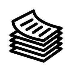 Paper icon design template SVG