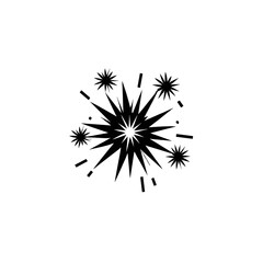Fototapeta premium vector illustration of a flower sparkle
