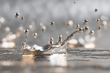 
Smoke morphing into digital particles with glowing edges