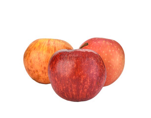 Ripe red apple Isolated on transparen png.