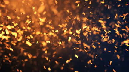 golden stars on a black background