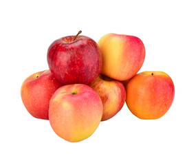 Cameo apples isolated on transparen png.