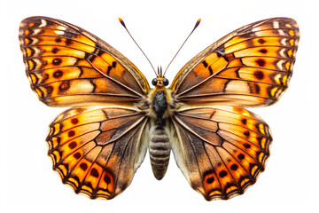Obraz premium Detailed Close up of a Butterfly on Transparent Background