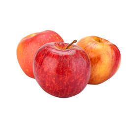 Cameo apples isolated on transparen png.