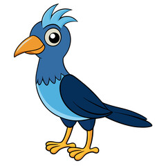 Obraz premium A set of flat vector illustrations in a simple children's style. Cute birds sitting on branches and flying, white background