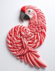 red and white chocolate candy