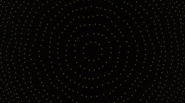 Abstract Circle Dot Wave Background