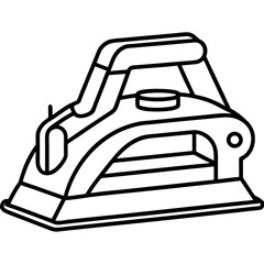 Carpentry Tool Line Art Electric Planer
