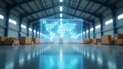 Global supply chain management logistics distribution warehouse technology